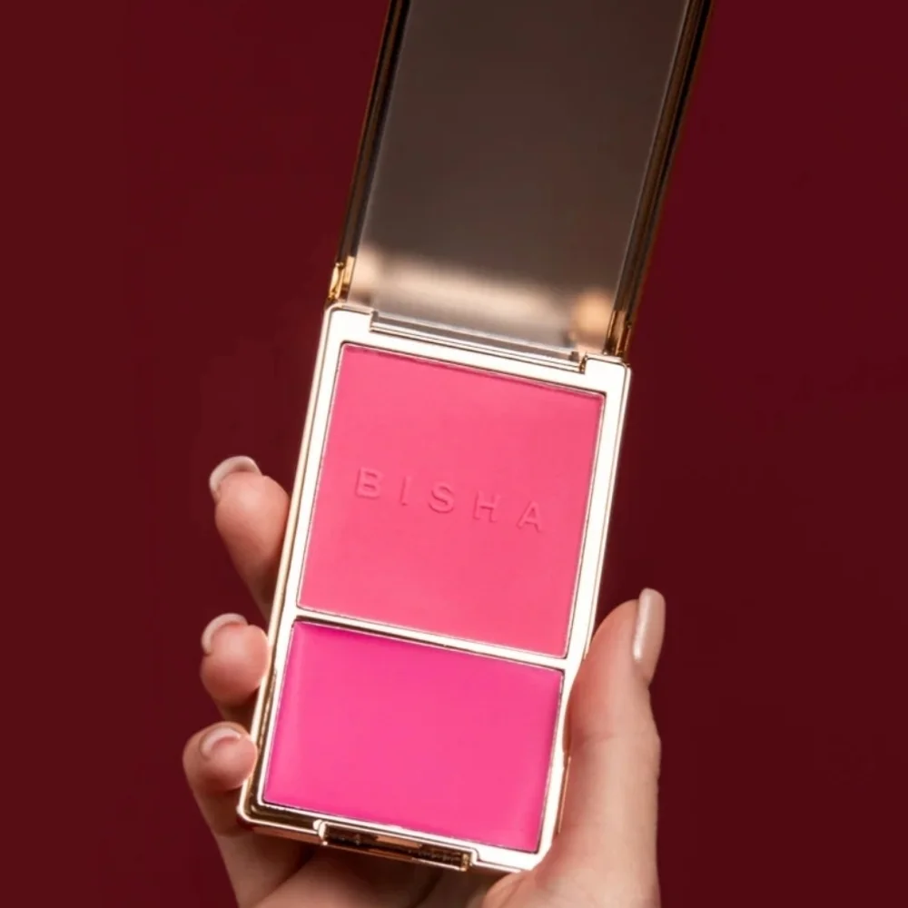 Bisha Essential Duo Blush: Dubai (Bright Pink), NIB